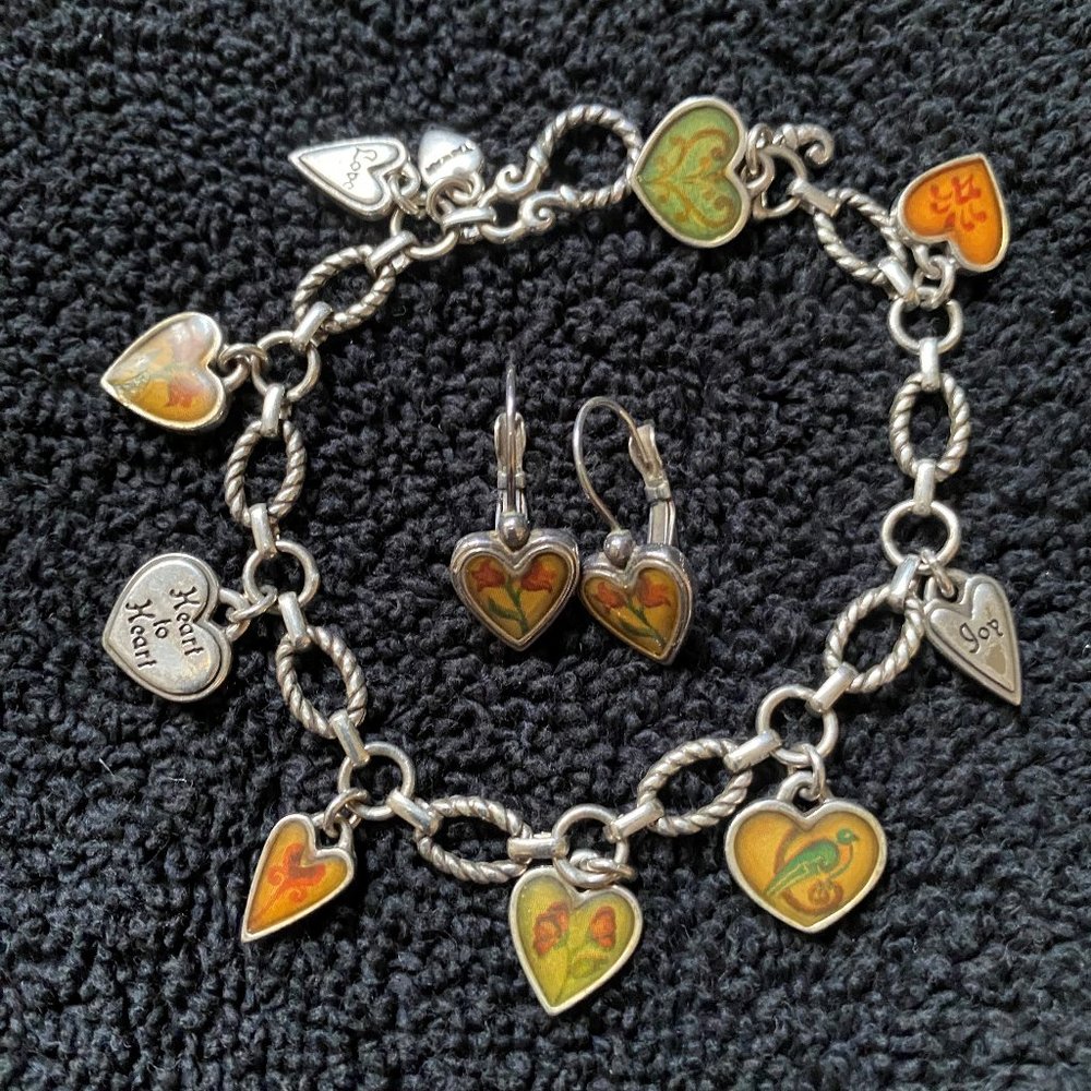 BRIGHTON BRACELETT AND EARRINGS